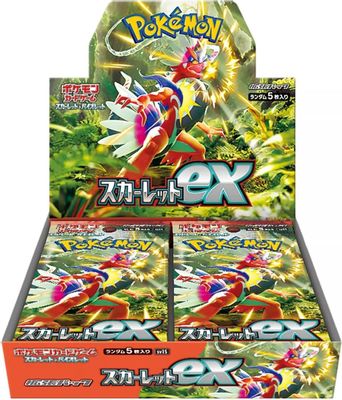 Booster Box Scarlet ex (Japanese) - Pokemon TCG