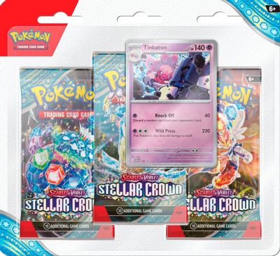 3-Pack Blister Stellar Crown (English) - Pokemon TCG