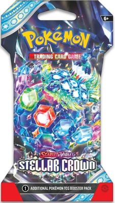 Sleeved Booster Pack Stellar Crown (English) - Pokemon TCG