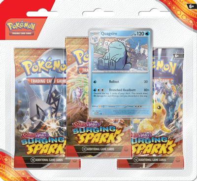3-Pack Blister Surging Sparks (English) - Pokemon TCG