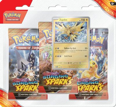 3-Pack Blister Surging Sparks (English) - Pokemon TCG