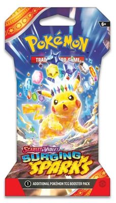 Sleeved Booster Pack Surging Sparks (English) - Pokemon TCG